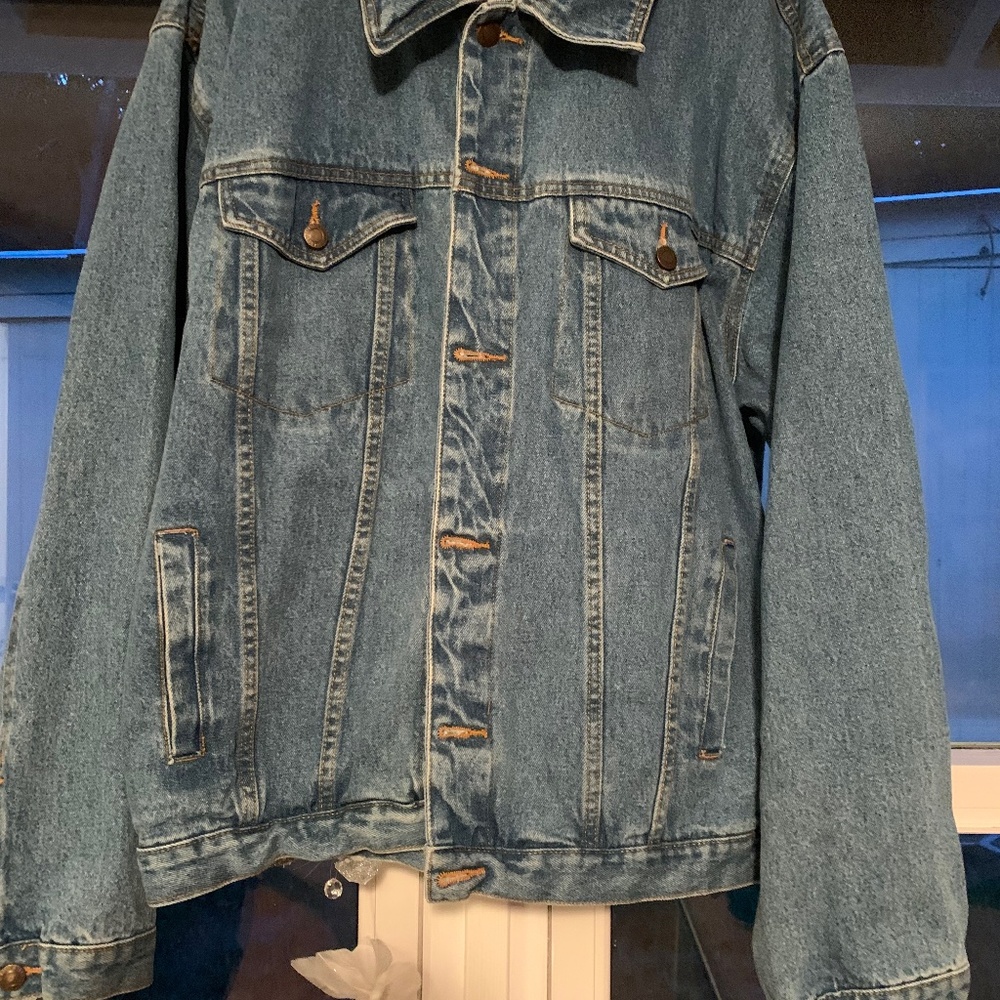 Canyon outfitters blue jean jacket